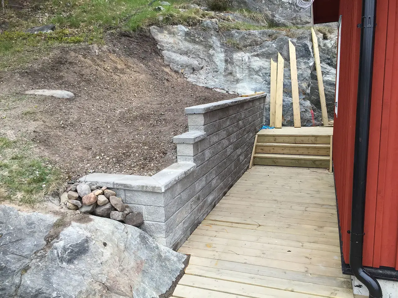 Byggentreprenör samordnar nybyggnation på ö i skärgården